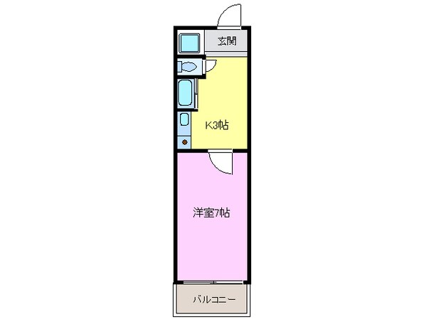 中村公園駅 バス11分  新大正橋下車：停歩4分 1階の物件間取画像